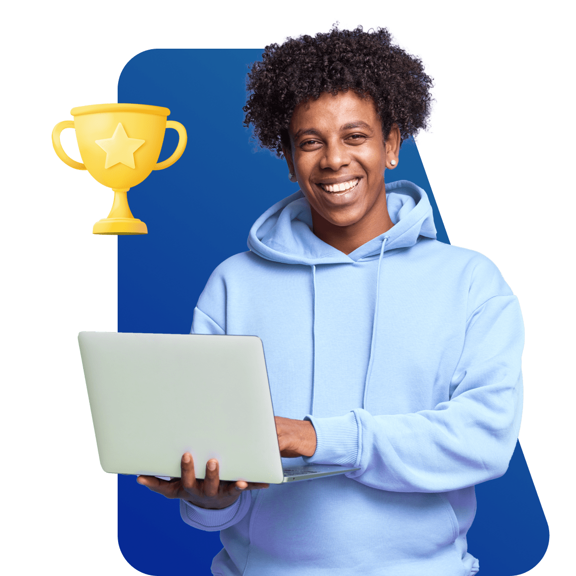 Oregon Online Schools image 1 (name 1 Young Man Laptop Blue Hoodie Award)